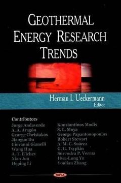portada geothermal energy research trends (en Inglés)