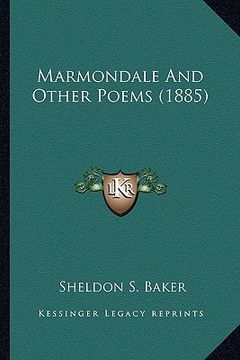 portada marmondale and other poems (1885) (in English)