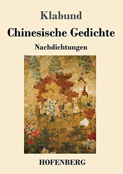 portada Chinesische Gedichte: Nachdichtungen (en Alemán)