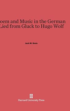 portada Poem and Music in the German Lied From Gluck to Hugo Wolf (en Inglés)