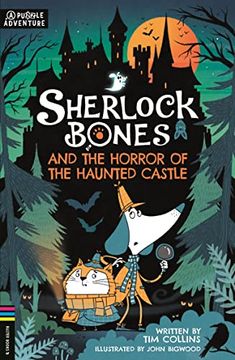 portada Sherlock Bones and the Horror of the Haunted Castle: A Puzzle Quest (4) (Adventures of Sherlock Bones) (in English)