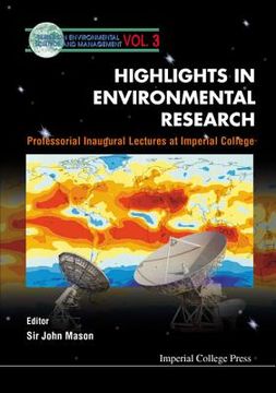 portada Highlights in Environmental Research, Professorial Inaugural Lectures at Imperial College (en Inglés)