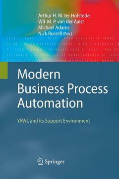 portada Modern Business Process Automation: Yawl and Its Support Environment (en Inglés)