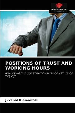 portada Positions of Trust and Working Hours (en Inglés)