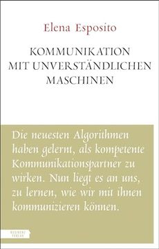 portada Kommunikation mit Unverst? Ndlichen Maschinen (in German)