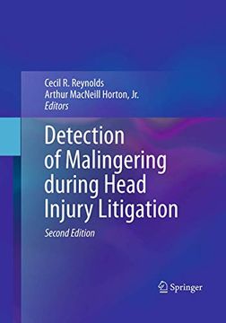 portada Detection of Malingering During Head Injury Litigation (in English)