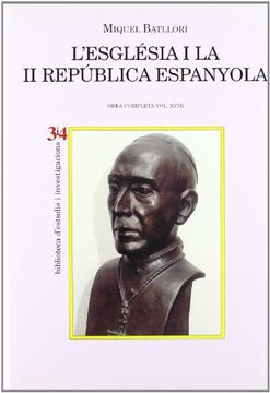 portada església i la ii república espanyola, l ` . oc 18 (in Spanish)