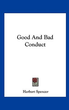 portada good and bad conduct (en Inglés)