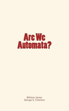 portada Are We Automata? (in English)