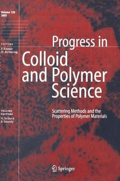 portada scattering methods and the properties of polymer materials (en Inglés)