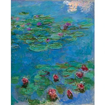 portada Claude Monet: Water Lilies 1000-Piece Jigsaw Puzzle (in English)