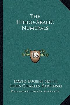 portada the hindu-arabic numerals (en Inglés)