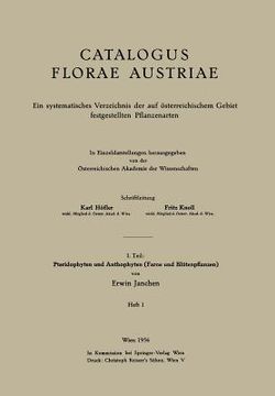 portada I. Teil: Pteridophyten Und Anthophyten (Farne Und Blütenpflanzen) (en Alemán)