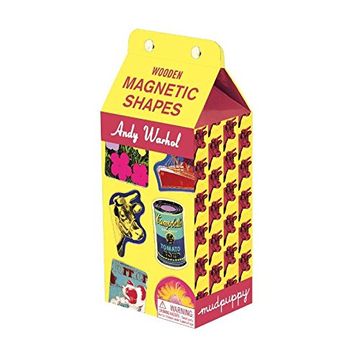 portada Mudpuppy Andy Warhol Wooden Magnetic Shapes