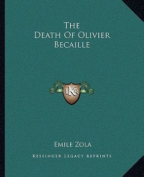 portada the death of olivier becaille (en Inglés)