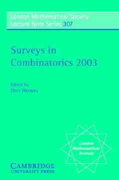 portada surveys in combinatorics 2003