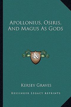 portada apollonius, osiris, and magus as gods (en Inglés)