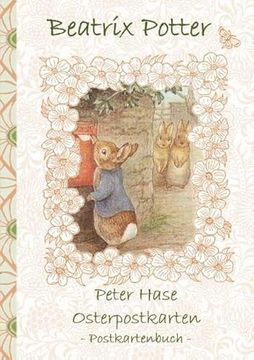 portada Peter Hase Osterpostkarten - Postkartenbuch: Beatrix Potter, Postkarten, Sammeln, Original, Post, Briefmarke, Klassiker, Schulkinder, Vorschule, 1. 2. Erwachsene, Geschenkbuch, Geschenk (in German)