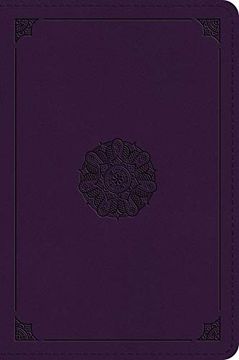 portada Esv Large Print Bible (Trutone, Lavender, Emblem Design) (en Inglés)
