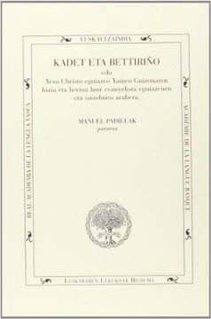 portada Kadet eta Betiriño (Euskararen Lekukoak) (in Basque)