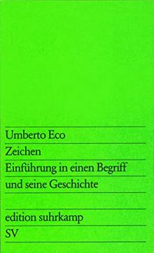 portada Zeichen: Einführung in Einen Begriff und Seine Geschichte (in German)