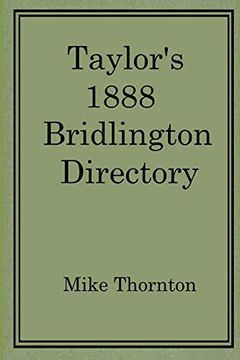 portada Taylor's 1888 Bridlington Directory (in English)