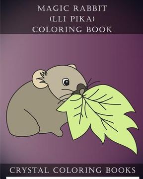 portada Magic Rabbit (Lli Pika) Coloring Book: 30 Magic Rabbit ( Lli Pika) Simple Cute Line Drawing Coloring Pages