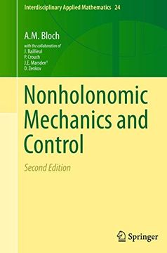 portada Nonholonomic Mechanics and Control: 24 (Interdisciplinary Applied Mathematics) (in English)