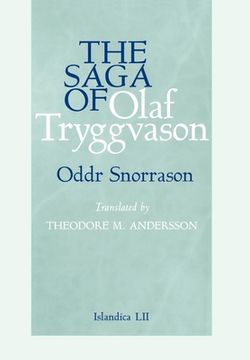 portada the saga of olaf tryggvason (en Inglés)