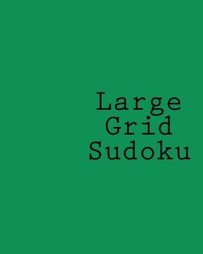 portada large grid sudoku (en Inglés)