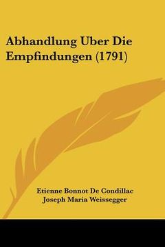portada abhandlung uber die empfindungen (1791) (en Inglés)
