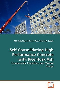 portada self-consolidating high performance concrete with rice husk ash (en Inglés)