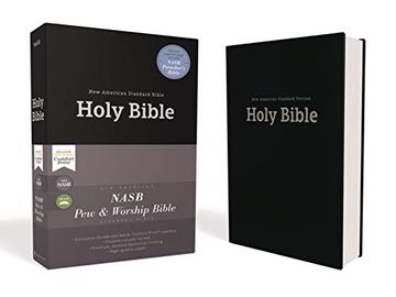 portada Nasb, pew and Worship Bible, Hardcover, Black, 1995 Text, Comfort Print (en Inglés)