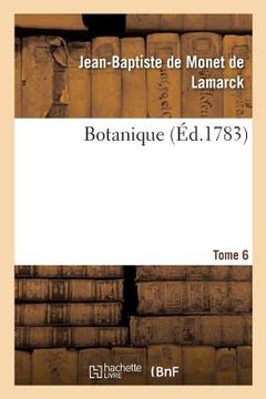 portada Botanique. Tome 6 (in French)