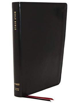 portada Net Bible, Thinline, Leathersoft, Black, Thumb Indexed, Comfort Print: Holy Bible (en Inglés)
