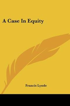 portada a case in equity (en Inglés)