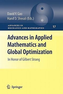 portada advances in applied mathematics and global optimization: in honor of gilbert strang (en Inglés)