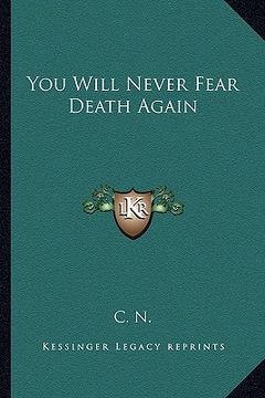 portada you will never fear death again (in English)