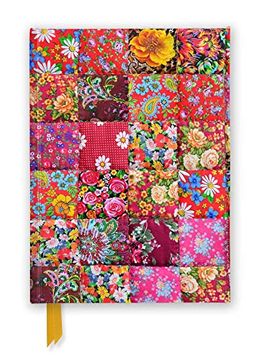 portada Floral Patchwork Quilt (Foiled Journal) (Flame Tree Notebooks) (en Inglés)
