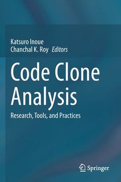 portada Code Clone Analysis: Research, Tools, and Practices (in English)