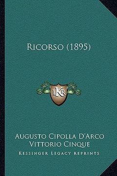 portada Ricorso (1895) (en Italiano)