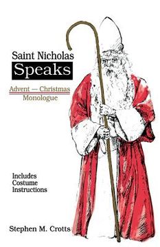 portada saint nicholas speaks: advent-christmas monologue (includes costume instructions) (en Inglés)