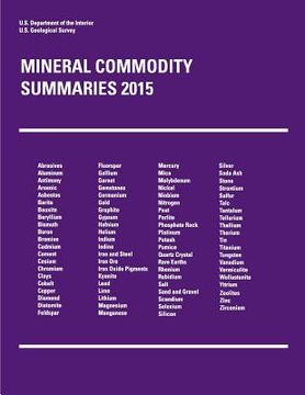 portada Mineral Commodity Summaries 2015 (en Inglés)