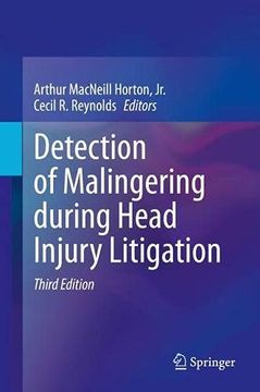 portada Detection of Malingering During Head Injury Litigation (en Inglés)