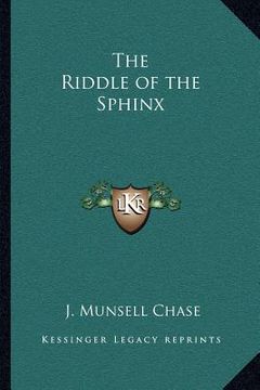 portada the riddle of the sphinx the riddle of the sphinx (en Inglés)