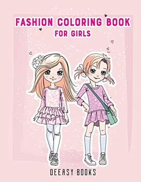 portada Fashion Coloring Book for Girls 