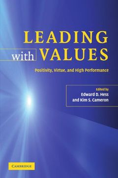 portada Leading With Values Paperback: Positivity, Virtue and High Performance (in English)