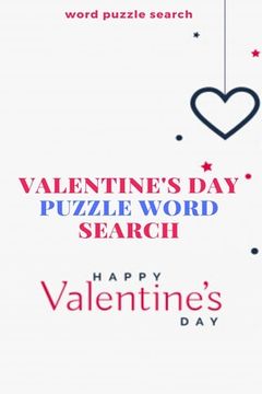 portada Word puzzle Search Valentine's Day puzzle Word Search Happy Valentine's Day