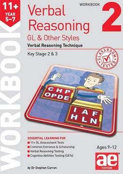 portada 11+ Verbal Reasoning Year 5-7 gl & Other Styles Workbook 2: Verbal Reasoning Technique (en Inglés)