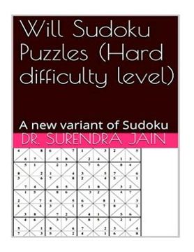 portada Will Sudoku Puzzles (Hard difficulty level): A new variant of Sudoku Puzzles (en Inglés)